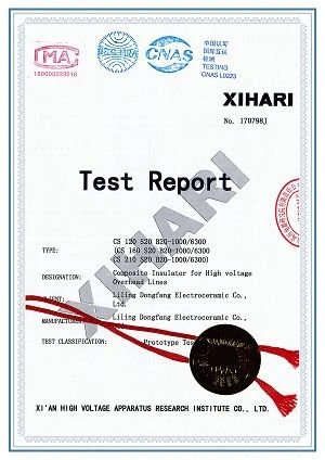 8.220kV Composite insulator test report