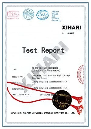 9.500kV Composite insulator test report